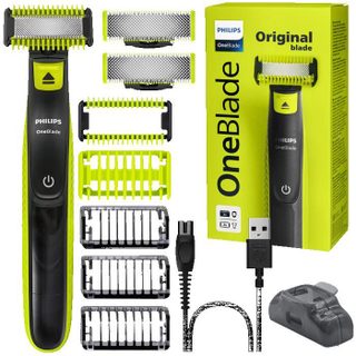 Rasoir électrique homme - Philips - OneBlade QP2824/10 - Visage et corps - Étanche rechargeable