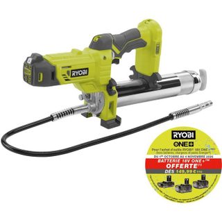 RYOBI Pompe à graisse 18V ONE+ 690 bars réservoir 400 ml - sans batterie ni chargeur - R18GG-0