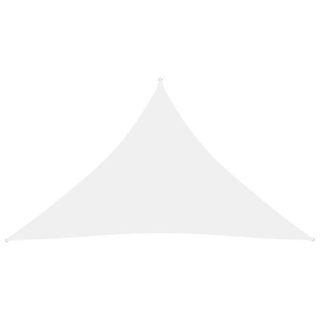 vidaXL Voile de parasol Tissu Oxford triangulaire 25x25x35 m Blanc