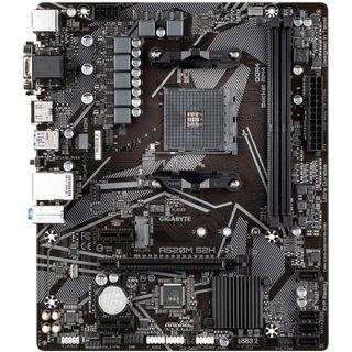 Gigabyte mATX AM4 - Gigabyte - Chipset AMD A520 - Mémoire DDR4 - Format DIMM - USB 3.2 Gen 1 x6 - RAID 0 1 10