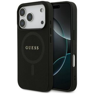 Coque Guess Saffiano Classic Logo MagSafe pour iPhone 17 Pro Max - Black