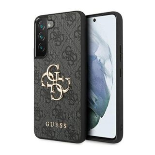 Coque de téléphone - Guess - Galaxy S23 - Gris - Protection contre chocs - Texture saffiano