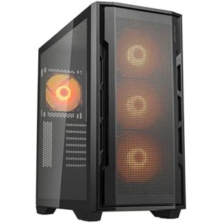 Cougar Boîtier Mid Tower - COUGAR - Uniface RGB - - 4 Ventilateurs ARGB - Refroidissement optimal