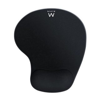 Ewent Tapis de souris - avec support de poignet en gel - Noir - Ergonomique - Gel
