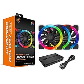Cougar Gaming - Cougar Gaming - FCBRGBCOOLINGKIT - RGB - 3 ventilateurs 120 mm - Silencieux