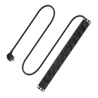 ACT PD3002 - Bloc multiprise 9 Compartiments 16 A/4000 W pour Rack de Serveur 19 PDU multiprise Montage Mural Câble 3 m