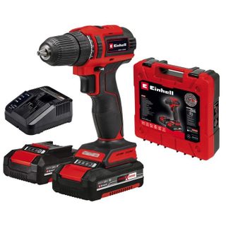 Einhell Perceuse Visseuse sans fil TE-CD 18/40 Li BL Kit PXC (18V) Livré avec 2 Batteries 2 0Ah et un Chargeur