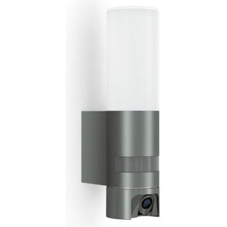 STEINEL - Applique murale extérieure avec détecteur et caméra de surveillance - L 620 CAM 135W 3000K - Anthracite