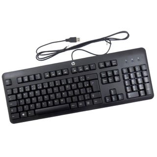 Clavier PC - HP - KU-1156 - AZERTY Français - 105 touches - Filaire USB (pavé numérique)