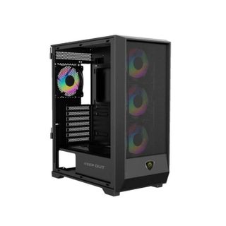 KEEP OUT Caja PC Gaming KeepOut XC-501 MESH ATX/Micro-ATX/ITX ARGB Cristal Templado Negro
