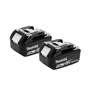 Lot 2 batteries pour outil sans fil 18V Li-Ion LXT 5 0 Ah avec indicateur de charge - MAKITA BL1850BX2