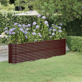 vidaXL Lit surélevé de jardin galvanisé