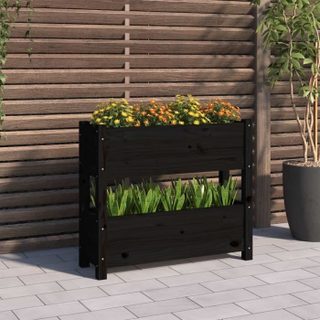 vidaXL Jardinière 77x25x66 cm de pin