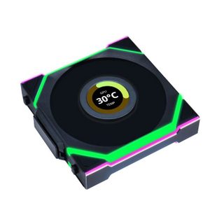 Lian Li Ventilateur 120mm - LIANLI - UNI FAN SL LCD ARGB - Éclairage RGB - Contrôle PWM - Silencieux