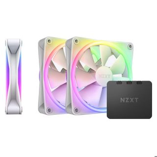 Nzxt Ventilateur RGB 120 mm - NZXT - F120 RGB Duo - Pack de 3 - Vitesse ajustable PWM - Éclairage LED 20 RGB