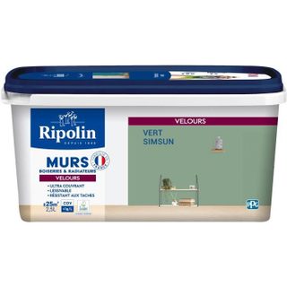 Peinture Intérieure - Vert Simsun - 25L - Haute Opacité - Lessivable