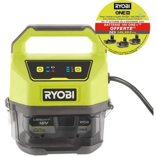 RYOBI Pompe dévacuation 18V - 4 200 l/h - immersion maxi. 5 m - hauteur maxi. refoulement 8 m - RY18SPA-0