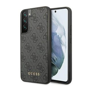 Coque de téléphone - Guess - Samsung Galaxy S23 - Gris - Protection contre chocs - Texture saffiano