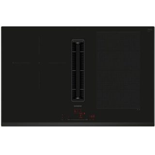 Siemens Table de cuisson aspirante induction 80cm 4 feux 7400w noir - EX851HJ26E