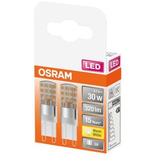 OSRAM BTE2 Ampoule LED Capsule clair 2 6W=30 G9 chaud