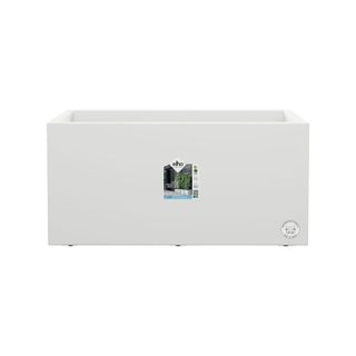 ELHO Bac à fleurs Vivo Next Long 80 - L 78 x W 39 x H 38 cm - IntérieurExtérieur - 100% recyclé - Blanc