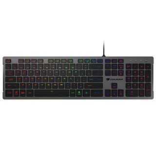Clavier gaming - Cougar Gaming - VANTARSBLACK - RGB Underglow - 19 Touches Anti-Ghosting - Ultra-Mince 163 mm - AZERTY