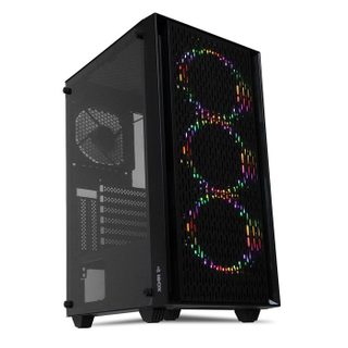 Ibox IBOX - Cetus 903 - Midi Tour - Éclairage ARGB - Micro-ATX/Mini-ITX - GPU jusquà 290 mm