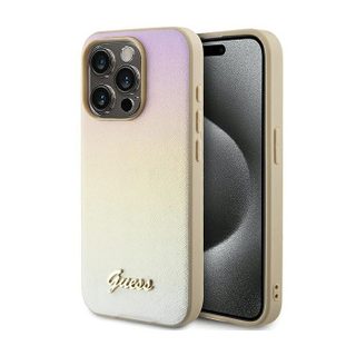 Coque Guess Saffiano Gold pour iPhone 14 Pro Max