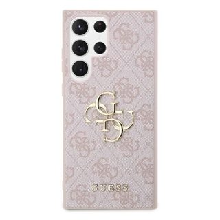 Coque Arrière pour Samsung Galaxy S23 Ultra à Motif 4G Élégant Guess Rose