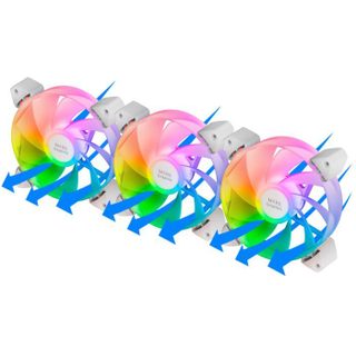 Mars Gaming Ventilateurs - MARS GAMING - MF-3AR - Éclairage ARGB 360° - Pales Inversées - 120mm