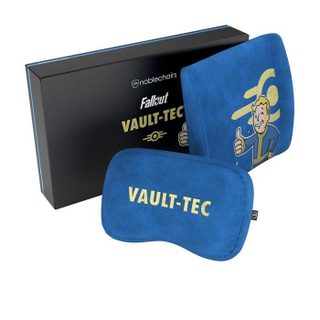 Coussins - NOBLECHAIRS - Fallout Vault-Tec Edition - Pack de 2 - Broderie exclusive - Confort lombaire