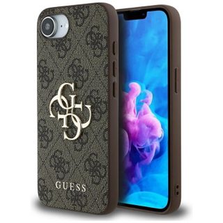 Coque Guess Hardcase 4G Big Logo pour iPhone 16e - Brown