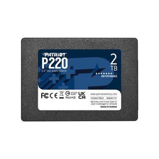 Patriot SSD PATRIOT MEMORY P220 2TB 2.5 2000 GO SéRIE ATA III - Capacité 2000 Go - Vitesse de transfert 550 Mo/s