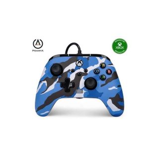 Manette de jeu - POWER A - PowerA - Filaire - Camouflage bleu - Xbox Series X/S