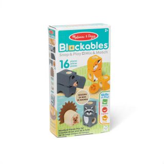 Blockables Les Animaux de la Forêt Melissa & Doug - 16 Pièces en Bois FSC - SPIN MASTER - A partir de 2 ans