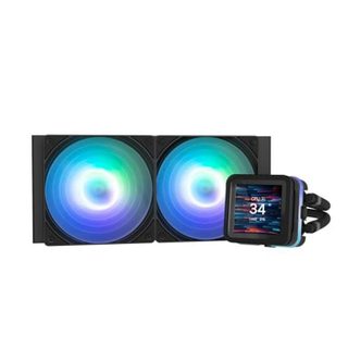 Zalman liquide AIO CPU - Zalman - Alpha2 DS - Compatible AMD AM5/AM4 et Intel LGA - Écran LCD 2 7 -