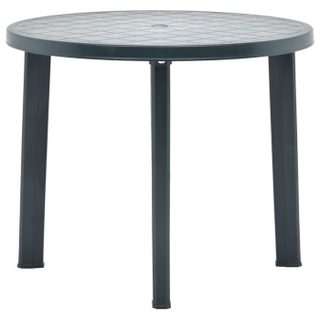 Vidaxl Table de jardin Vert 89 cm Plastique 48806