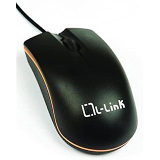 Souris Optique Filaire - L-LINK - Ergonomique - Capteur Précis - USB 2.0 - Pour Droitiers et Gauchers