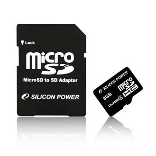 SILICON POWER Carte mémoire microSD SDHC Class 10 - 32 Go