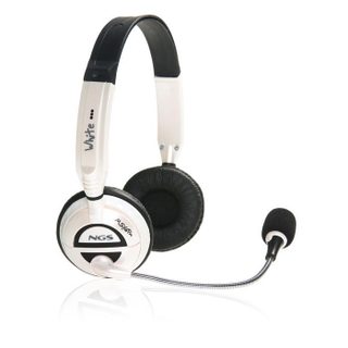 Micro NGS MSX6pro Tour De Tete Noir/Blanc - Stéréo 3.5mm - 32 Ohm - 102 dB - Microphone - 200 cm