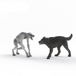 Figurine Loup-garou vs Animagus Schleich 14906 Gamme Harry Potter©