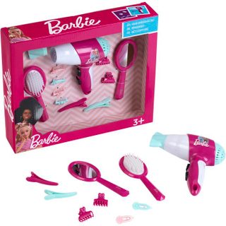 Set de coiffure - KLEIN - 5790 - Barbie - Avec sèche-cheveux électronique - Dès 3 ans
