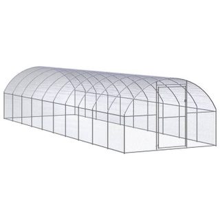 Vidaxl Poulailler dextérieur 3 x 10 x 2 m Acier galvanisé 76kg
