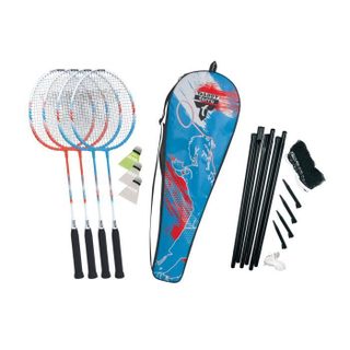 Talbot Torro Set badminton 4 Fighter 4 raquettes filet volants sac