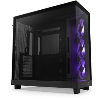 Nzxt Boitier moyen-tour - NZXT - CC-H61FB-R1 - H6 Flow RGB - Double chambre - Ventilateurs RGB inclus -