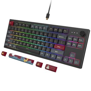 Clavier de jeu - Montech - MKey TKL Darkness - Gateron Yellow - Hot-Swappable - USB