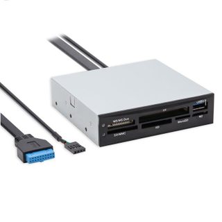 Connectland Lecteur cartes mémoire en baie 3.5 USB3