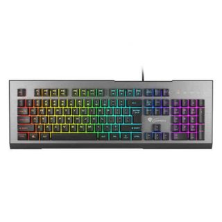 Clavier pour jeu - Genesis - NKG-1621 - RGB - Argenté - QWERTY Espagnol