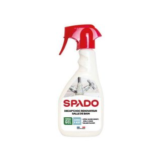 Décap Choc rénovateur salle de bain - SPADO - 500 ml - Anti-calcaire - Anti-rouille - Formule gel