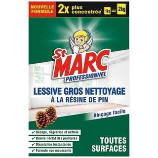 Lessive pro - ST MARC - Gros nettoyage - À la résine de pin - 1kg